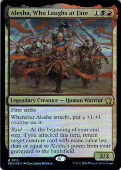 Alesha, Who Laughs at Fate - Foil - Foundations - 115 NM - Image 2