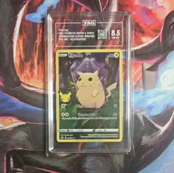 2021 Pokemon Pikachu SWSH Celebrations Classic 005/025 Full Art TAG Near Mint8.5 - Image 1