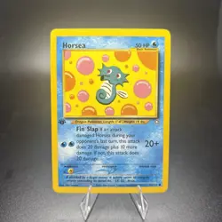 Pokemon Horsea 62/111 - NM - 1st Edition Neo Genesis 2000 - Common -j - Image 1