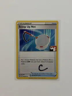 C Scoop Up Net 165/192 Pokemon Prize Pack Series 1 Variant Rebel Clash Holo NM - Image 1
