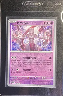 Mewtwo Reverse Holo Rare 150/165 Pokemon TCG Scarlet & Violet 151 - Image 4