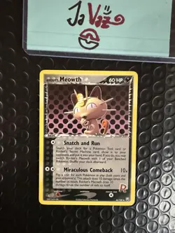 Rocket's Meowth 46/109 NM 2004 EX Team Rocket Returns Vintage Pokemon ✨1 DAYSHIP - Image 2