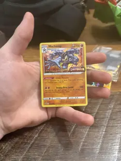 Machamp (Lost Origin Stamp) SWSH243 Promo Ultra Rare Holo Pokemon - Image 1