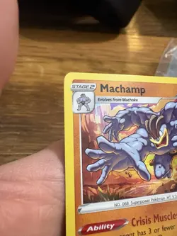Machamp (Lost Origin Stamp) SWSH243 Promo Ultra Rare Holo Pokemon - Image 2