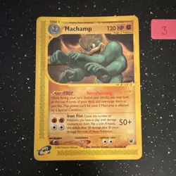 Machamp 051/165 Expedition Base Set Rare Regular Pokemon TCG English - Image 1