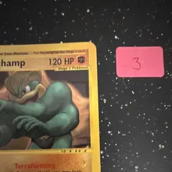 Machamp 051/165 Expedition Base Set Rare Regular Pokemon TCG English - Image 3
