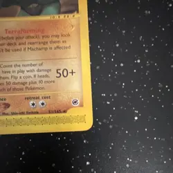 Machamp 051/165 Expedition Base Set Rare Regular Pokemon TCG English - Image 5