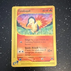 Cyndaquil 104/165 Expedition Base Set Common Regular Pokemon TCG English - Image 1