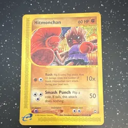 Hitmonchan 081/147 Aquapolis Common Regular Pokemon TCG English - Image 1