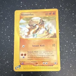 Hitmonlee 081/165 Expedition Base Set Uncommon Regular Pokemon TCG English - Image 1