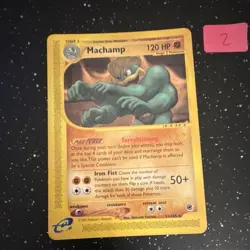 Machamp 051/165 Expedition Base Set Rare Regular Pokemon TCG English - Image 1