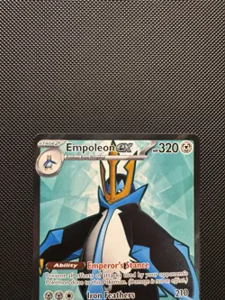 Pokemon TCG Empoleon ex 114/094 Me02: Phantasmal Flames Ultra Rare Near Mint - Image 3
