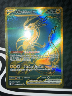 Pokemon TCG Miraidon Ex 243/091 Hyper Rare Paldean Fates Near Mint - Image 2