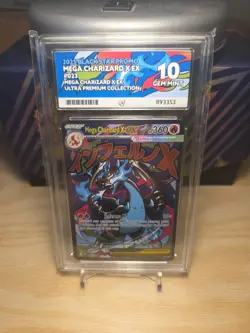 Mega Charizard EX 023 ACE 10 Black Star Promo Mega Charizard UPC Pokemon TCG - Image 1