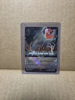 Disney Lorcana Enchanted And Then Along Came Zeus NM/M Sleeved Into the Inklands - Image 1