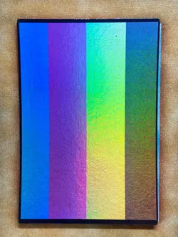 Yugioh Test Print Card Holographic With Black Border! Misprint Error NM - Image 1