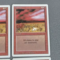 Flashfires x4 [Revised Edition] Playset Vintage Magic MTG Cards LP - Image 5