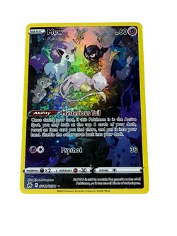 Pokemon Mew GG10/GG70 Crown Zenith Galarian Gallery Art Rare Holo Card - Image 1