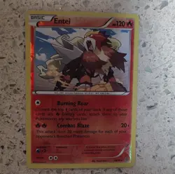 Pokemon Entei 14/98 XY - Ancient Origins Rare Reverse Holo 120 HP English Card - Image 1