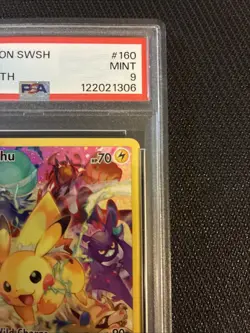 Pokemon Pikachu TCG Full Art Secret Rare Holo Card 160/159 Crown Zenith - Image 5