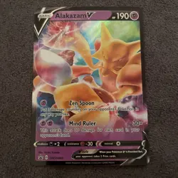 Alakazam V SWSH083 - NM Promo Rare Pokemon Card - Image 1
