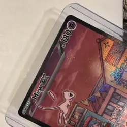 Pokemon Mew EX 053 Scarlet & Violet Promo Full Art Holo Card 180 HP EX - Image 3