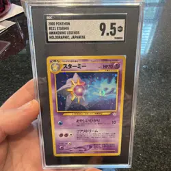 Pokemon Starmie 2000 Awakening Legends Holo Rare SGC 9.5 Japanese Card - Image 1