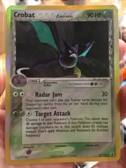 Crobat 2/113 Ex Delta Species Holo Pokemon Card Rare - Image 3