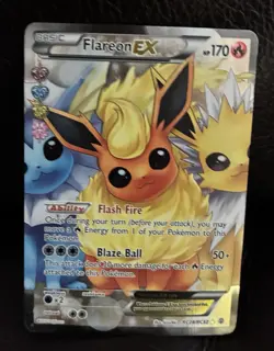 Rare Flareon EX Pokemon Card 170 RC28/RC32 Radiant Collection Pokemon TCG - Image 3