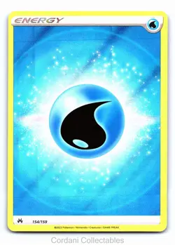 Water Energy 154/159 - Crown Zenith - Pokemon Card - Near Mint - Image 1