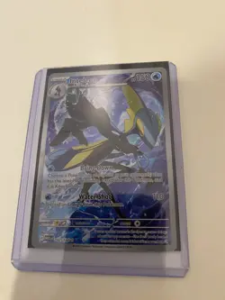 Pokemon Inteleon 142/132 Mega Evolution Card W/ Sleeve and Top Loader - Image 1