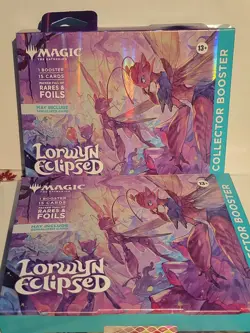 x2 Magic: The Gathering Lorwyn Eclipsed Collector Booster sealed/ unopened. - Image 1