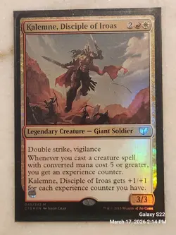 OVERSIZED MTG Oversized Kalemne, Disciple of Iroas Magic the Gathering - Image 1