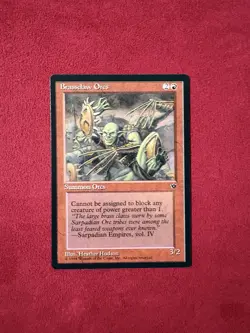 Brassclaw Orcs (d) - Fallen Empires MTG Magic The Gathering Classic Vintage - Image 1