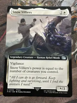 MTG - 1x Snow Villiers - Extended Art / Final Fantasy NM - Image 1