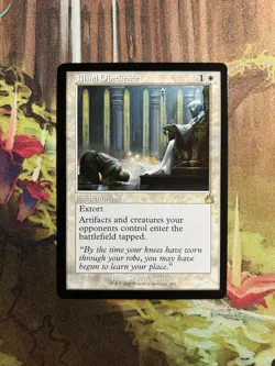 Mint/Near-Mint, English - 1 x MTG Blind Obedience - Retro Frame Ravnica Remaster - Image 1