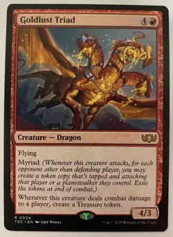 Goldlust Triad [Tarkir: Dragonstorm Commander] Near Mint - Image 1