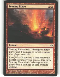 Searing Blaze - Duel Decks: Venser vs. Koth - MTG - Common - #67 - NM - Image 1