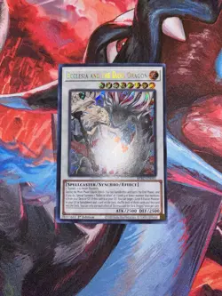 Yugioh! Ecclesia and the Dark Dragon BPRO-EN041 Secret Rare 1st Edition NM - Image 1
