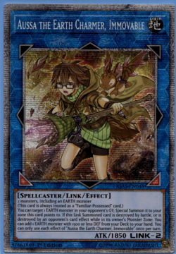 Yu-Gi-Oh! Aussa the Earth Charmer, Immovable Starlight Rare IGAS-EN048 - Image 1
