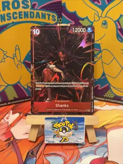 Carte One Piece OP09 Nouveaux Empereurs Shanks SR Alt OP09-004 Neuve - Image 1
