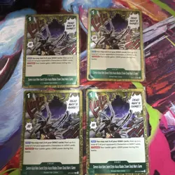 Play Set of 4 One Piece Dead Mans Game OP12-037 TCG - Image 1