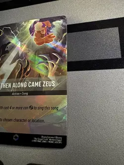 Disney Lorcana And Then Along Came Zeus (Enchanted) 222/204 Into the Inklands - Image 3