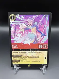 Disney Lorcana Winterspell Elsa Ice Artisan 123/204 Legendary NM/Mint - Image 1