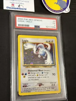 Neo Genesis Lugia Holo Rare Card #009/111 - PSA 5 - Image 2