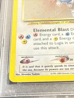 Neo Genesis Lugia Holo Rare Card #009/111 - PSA 5 - Image 4