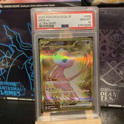 Pokemon Card PSA 10 Mew ex 208/165 151 Japanese Gold Full Art Secret Rare 2023 - Image 1