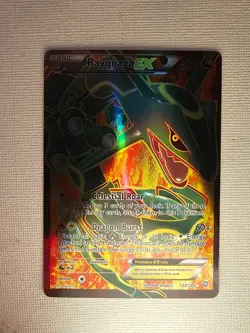 Pokemon TCG Rayquaza EX Full Art Ultra Rare Card Dragons Exalted 123/124 LP+ - Image 2
