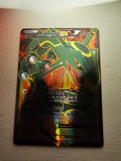Pokemon TCG Rayquaza EX Full Art Ultra Rare Card Dragons Exalted 123/124 LP+ - Image 3