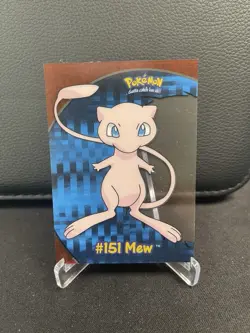 2000 Topps Pokemon TV #PC7 Mew Clear Card Animation Series 3 - Image 1